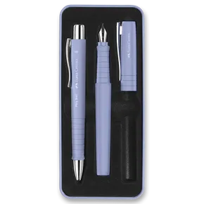 Faber-Castell Poly Ball töltőtoll és golyóstoll készlet, halvány írisz